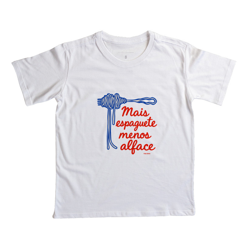 Camiseta Infantil Mais Espaguete  - Imagem 5