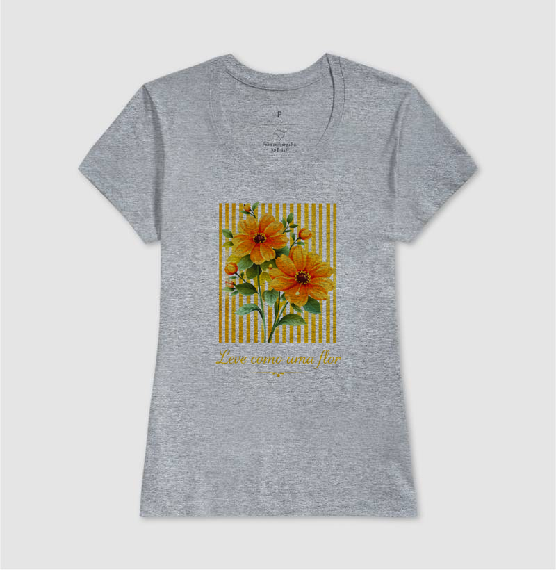 Camiseta Leve como uma flor  - Imagem 9