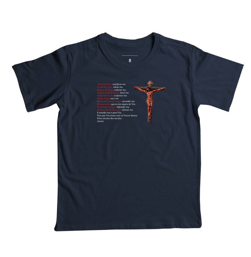 Camiseta Infantil Oração Alma de Cristo - Imagem 5