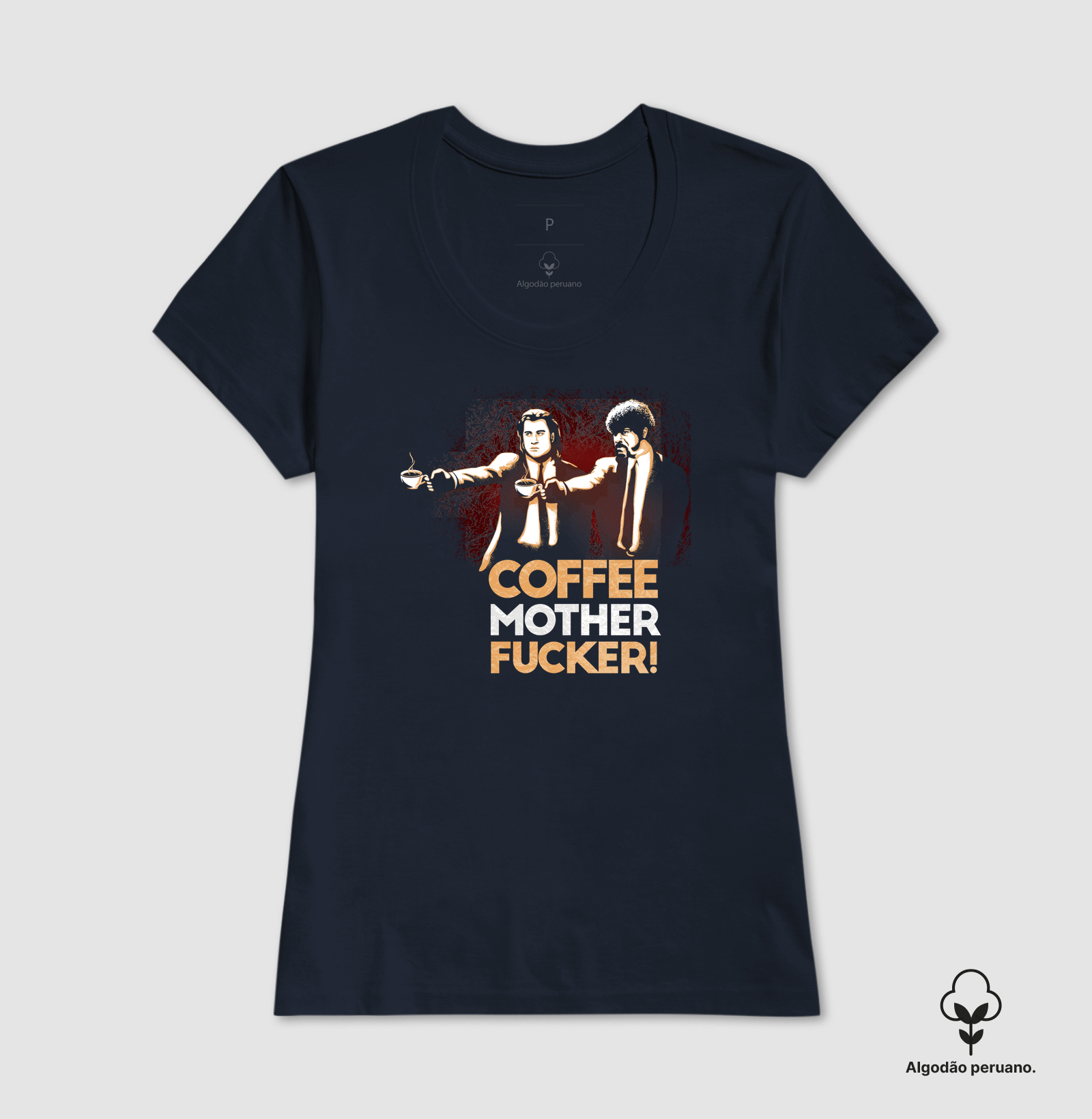 Camiseta Algodão Peruano Eu quero Café! - Imagem 5