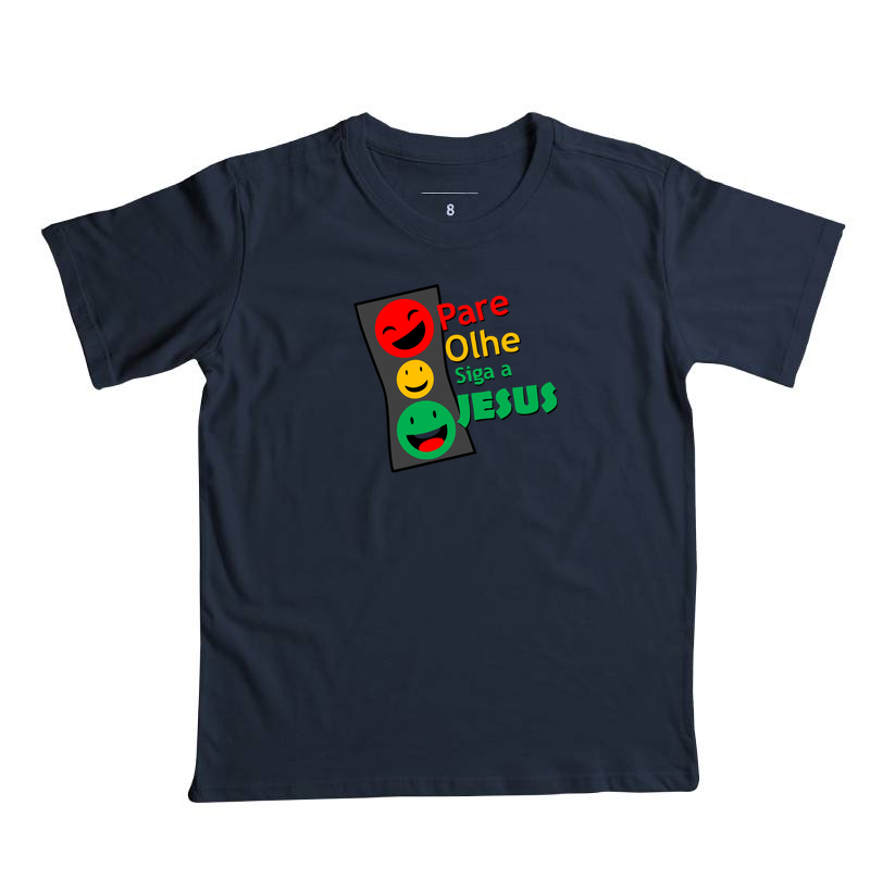 Camiseta Pare, Olhe, siga a Deus - Imagem 5