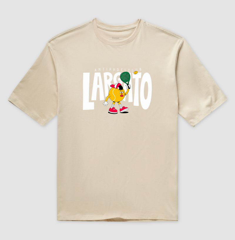 Camiseta Largato Anti Padel Club Mascote Vermelha - Imagem 3