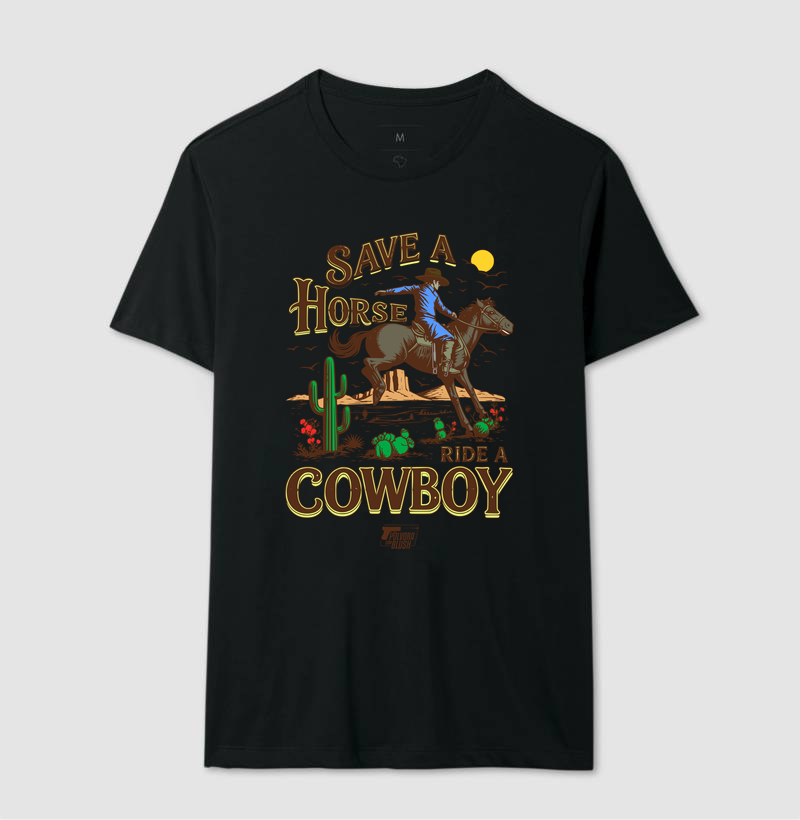 Save a Horse Ride a Cowboy Pólvora com Blush - Imagem 3