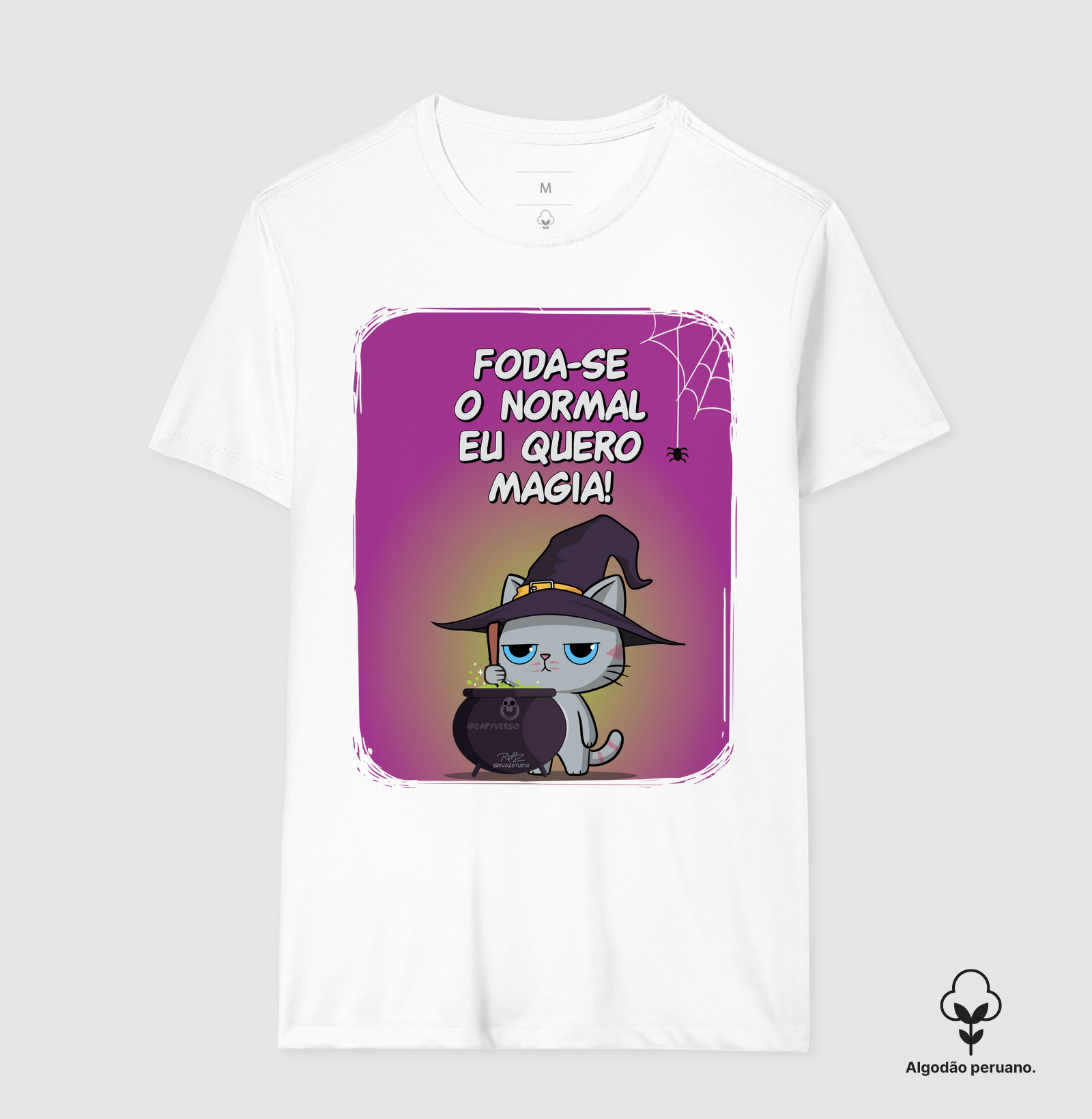 Camiseta Gato Sincero Magia - Imagem 3