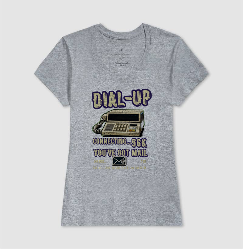  Camiseta Dial-Up - Imagem 9