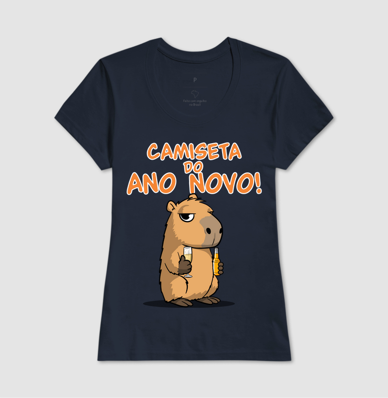 Camiseta Capivara Ano Novo - Imagem 7