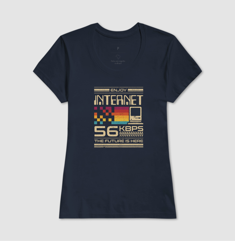 Camiseta Aproveite a Internet a 56kbps - Imagem 5