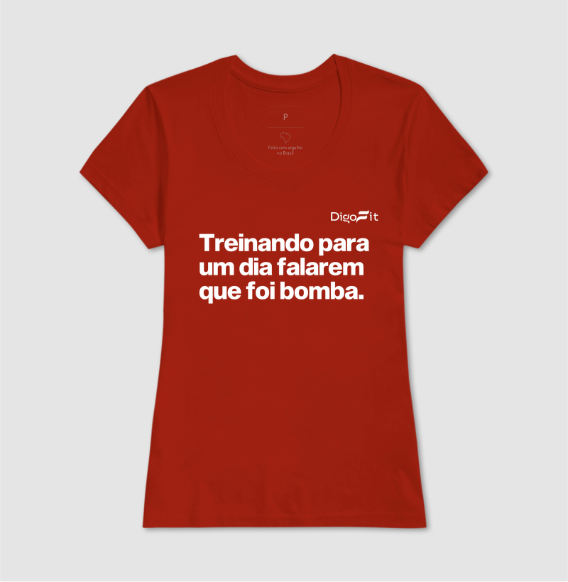 CAMISETA ACADEMIA TREINANDO PARA FALAREM QUE FOI BOMBA - Imagem 11