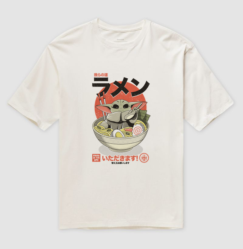 Camiseta Algodão Peruano Ramen Grogu - Imagem 2