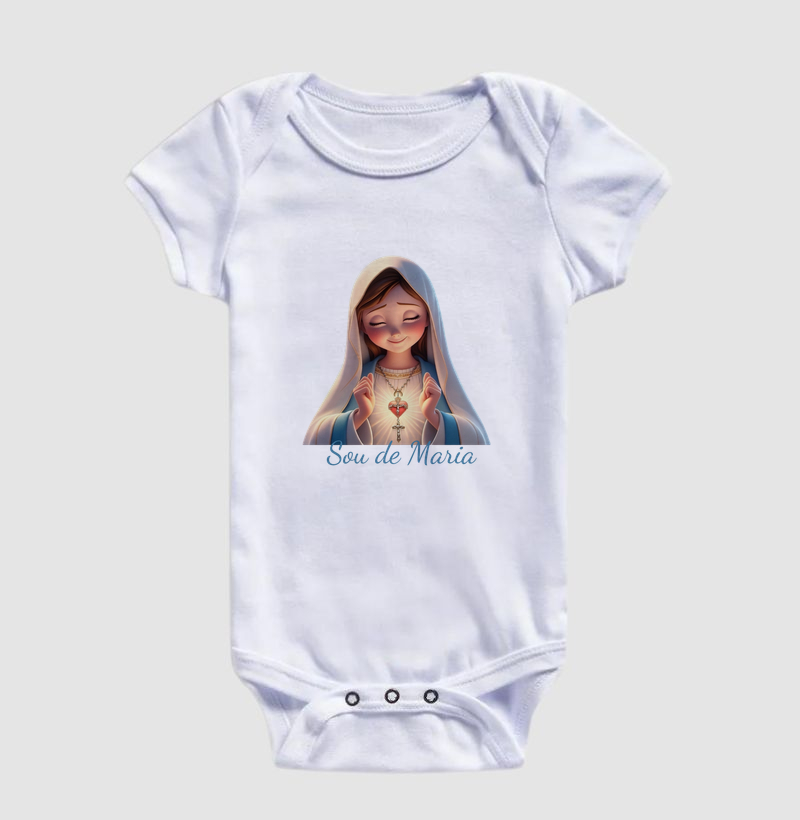 Body Infantil Sou de Maria - Imagem 3
