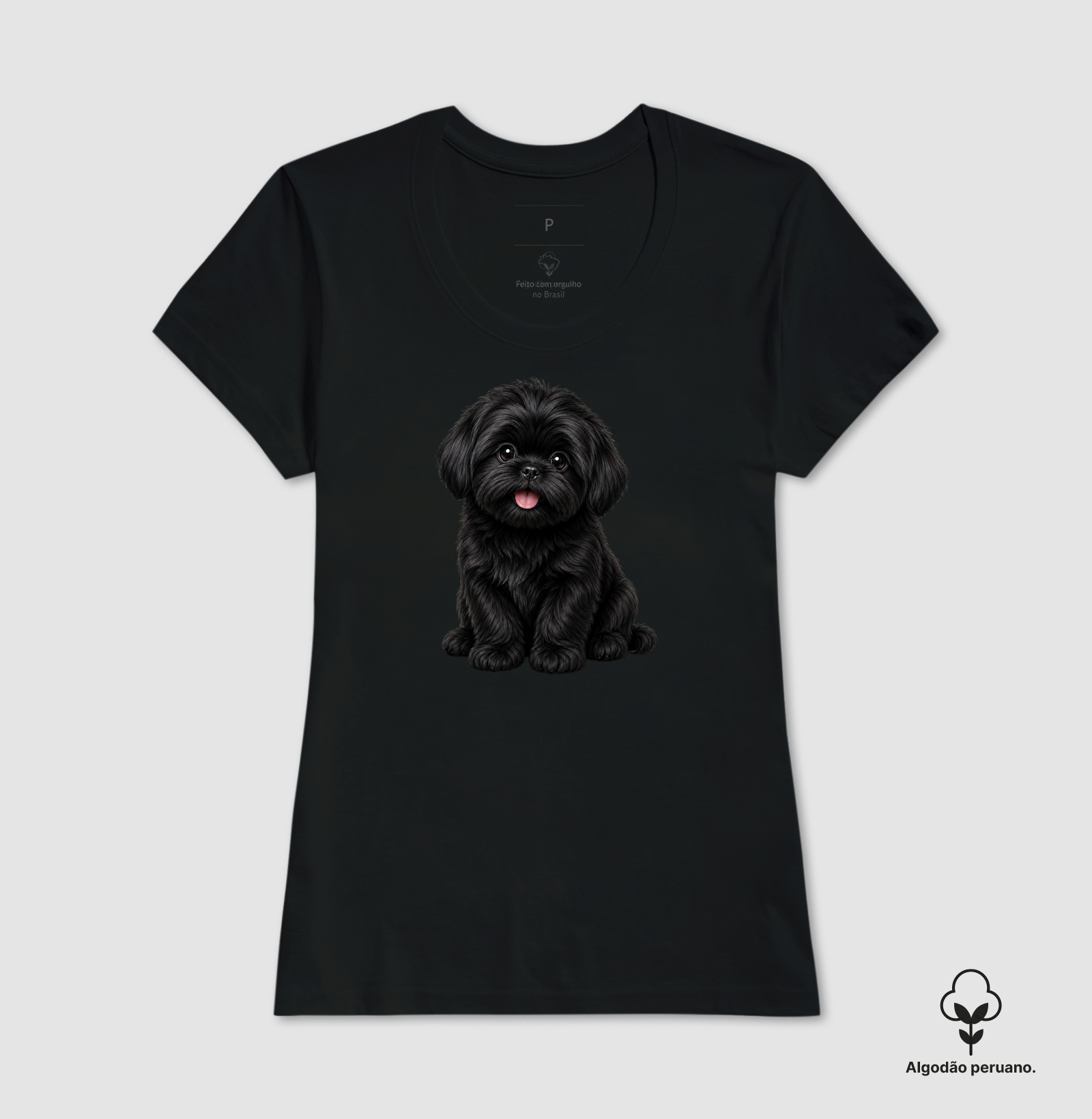 Shih Tzu Preto - Desenho Animado - Imagem 2