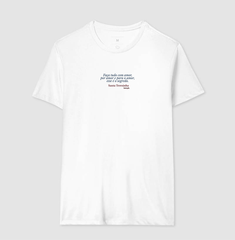 T-shirt Clássica Unissex - Faça Tudo com Amor - Imagem 2