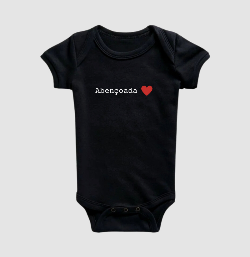 Abençoada (body infantil)