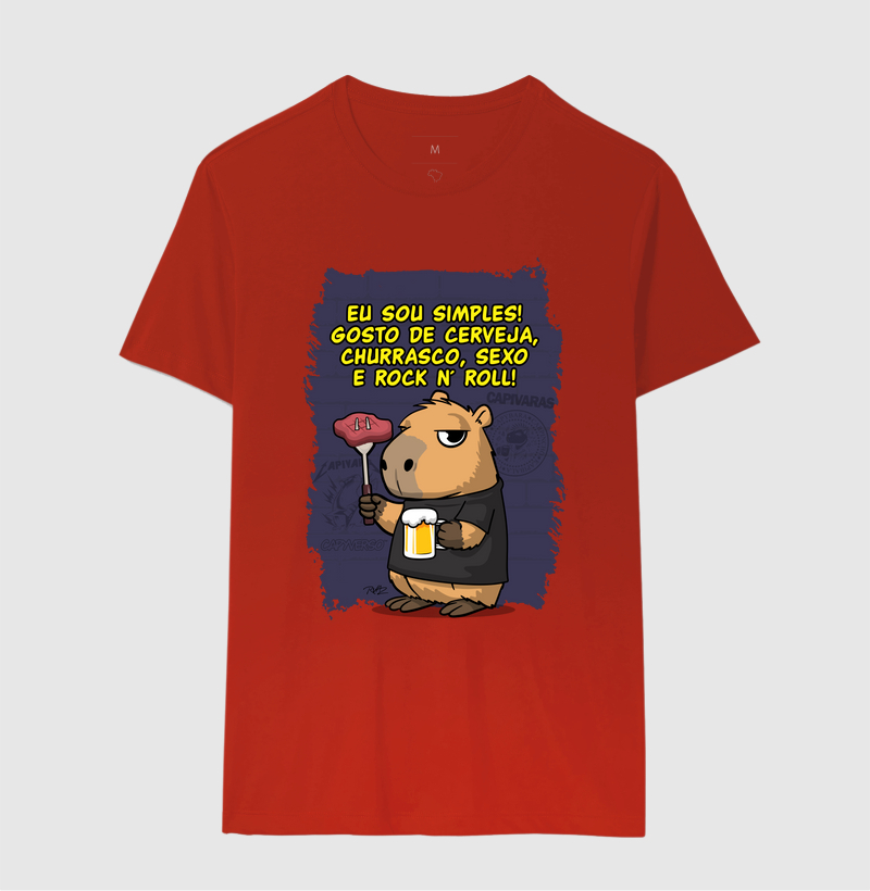 Capivara Rock Simples - Imagem 10