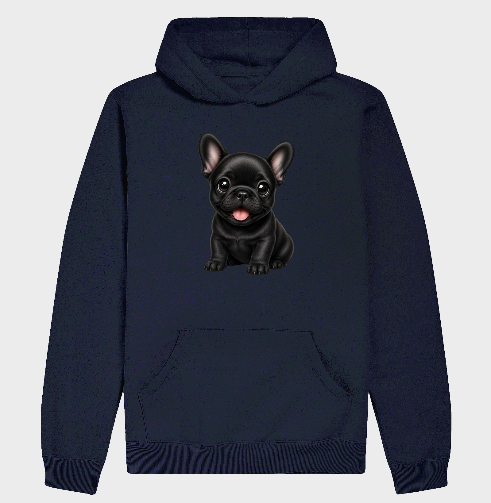 Bulldog (Buldogue) Francês Preto - Desenho Animado - Imagem 4