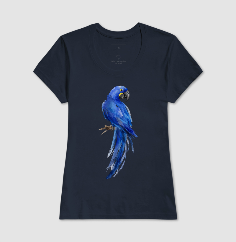 Camiseta Arara-Azul – Aves do Brasil - Imagem 7