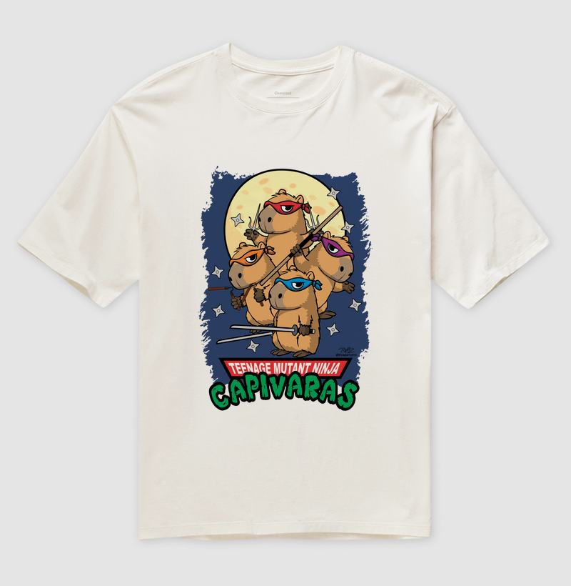 Camiseta Capivaras Ninja - Imagem 4