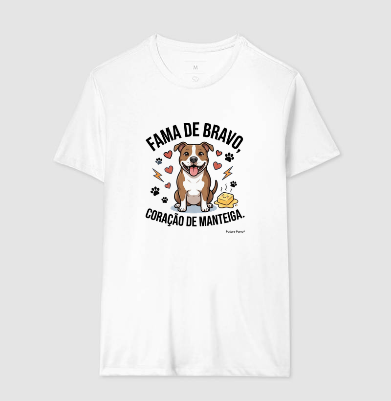 CAMISETA PITBULL FAMA DE BRAVO - Imagem 4