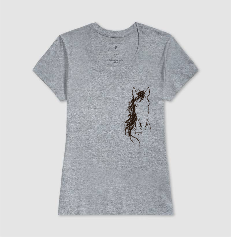 Baby Look Country Feminina Horse Line - Imagem 3