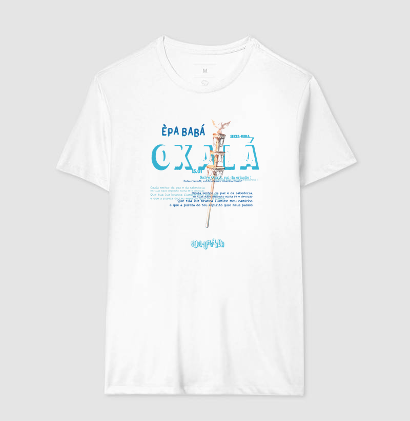 camiseta OXALÁ oração masculina - Imagem 5
