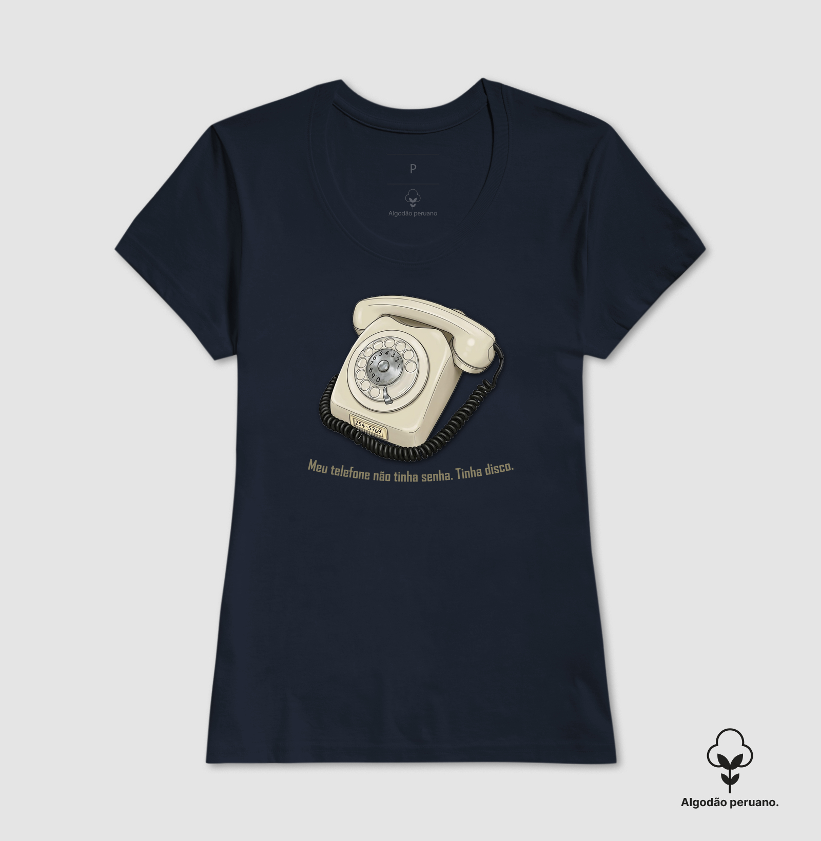 Camiseta Vintage Telefone Disco - Imagem 5
