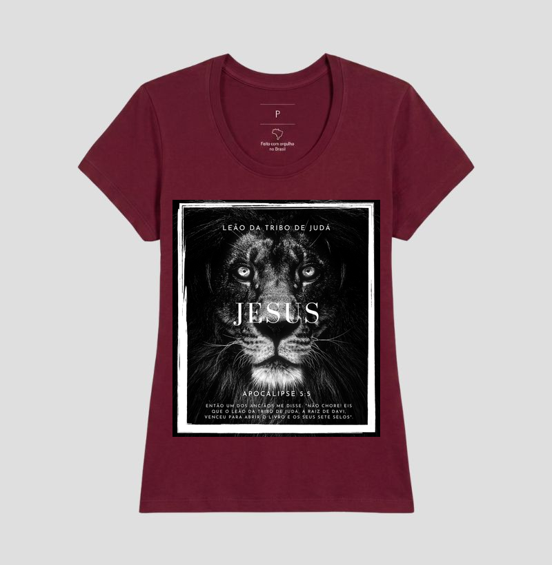 Camiseta Cristã Leão da Tribo de Judá - Imagem 19
