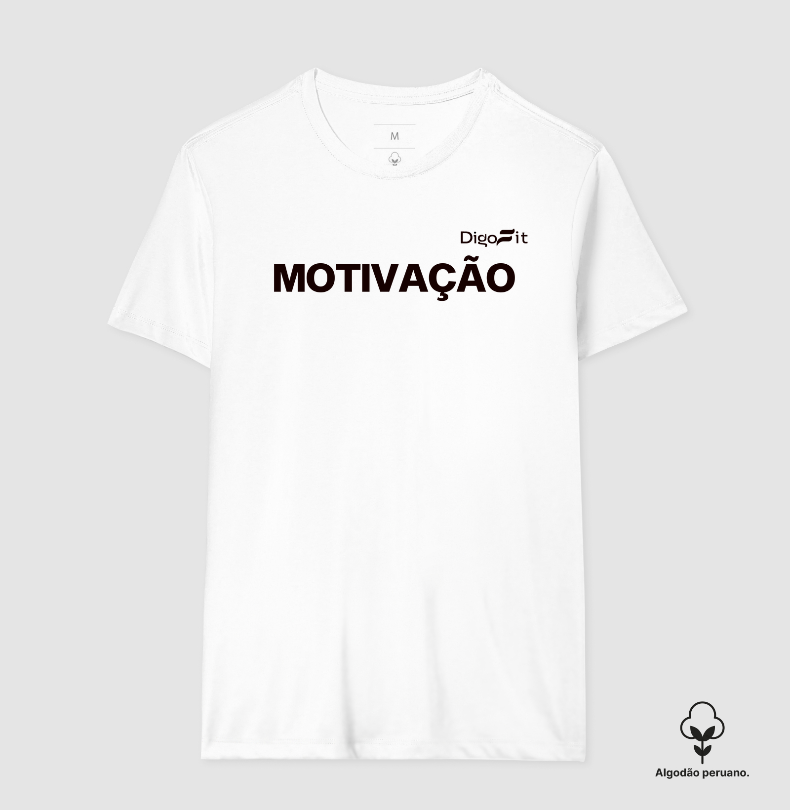 CAMISETA ALGODÃO PERUANO ACADEMIA MOTIVAÇÃO - Imagem 5