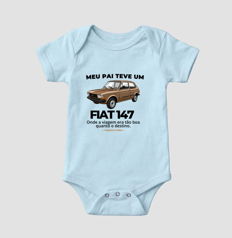 Meu pai teve um - FIAT 147 - marrom dourado - Imagem 4