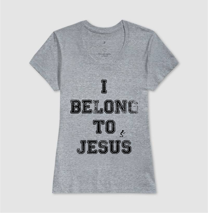 Camiseta Cristã I Belong to Jesus Pertenço a Jesus - Imagem 9
