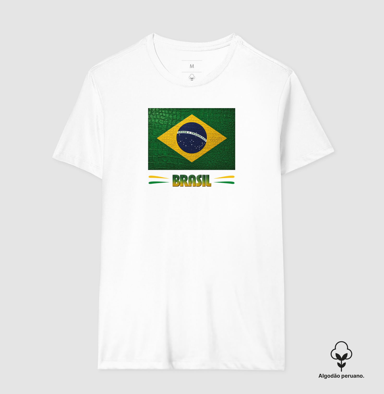 Camiseta Bandeira do BR estilizada (Masculina e Feminina) - Imagem 5