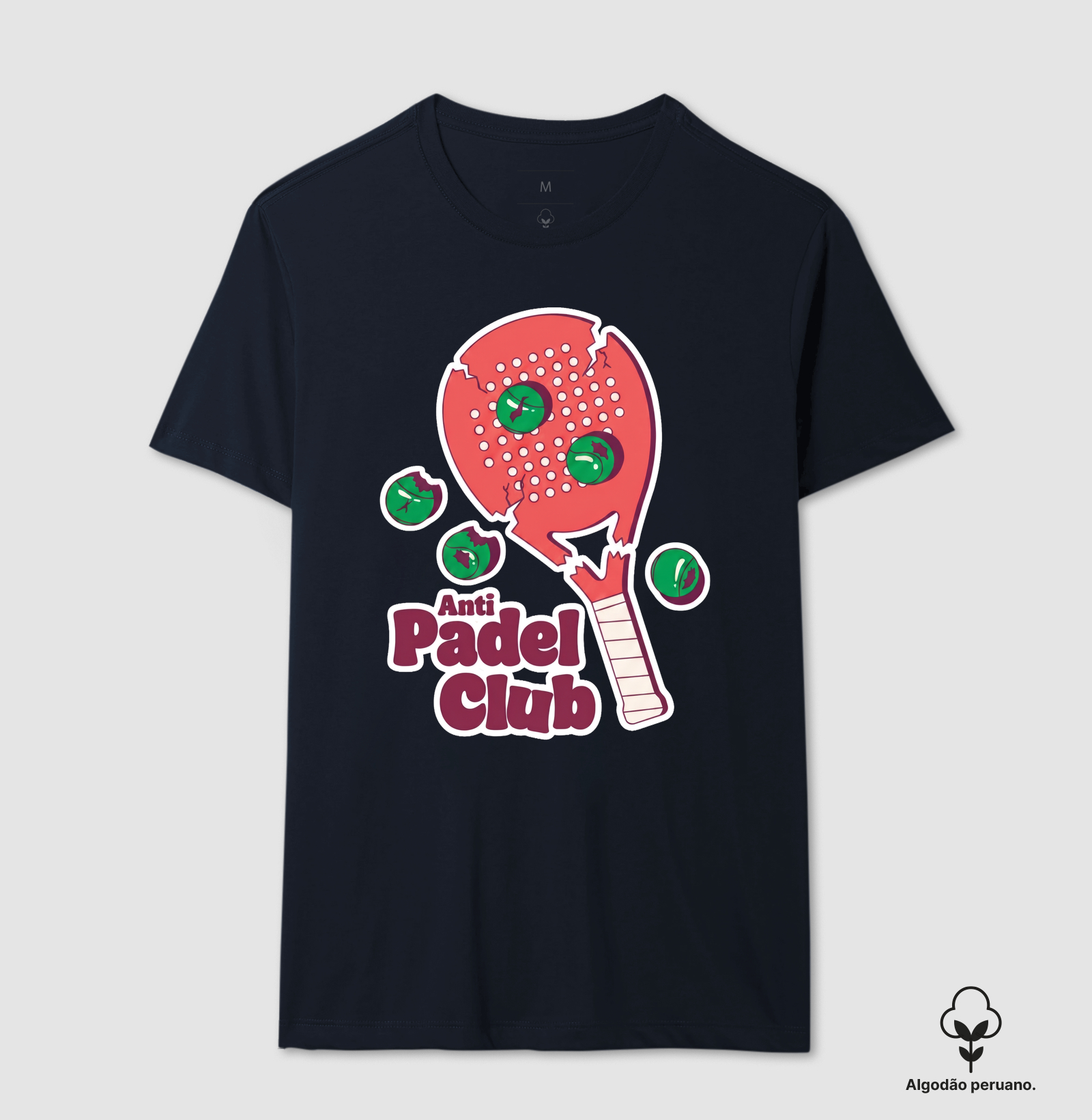 Camiseta Anti Padel Club Raquete Quebrada - Imagem 8