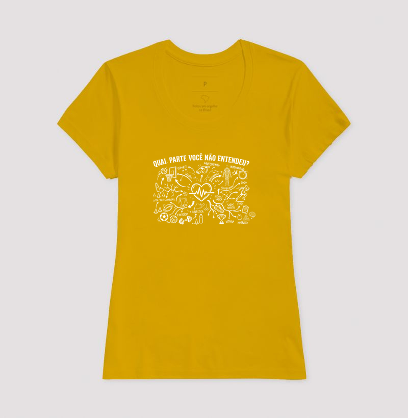 Camiseta Unissex Algodão Qual Parte Você Não Entendeu - Espanhol  - Imagem 15
