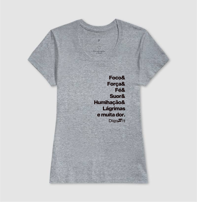 CAMISETA ACADEMIA FOCO E MUITA DOR - Imagem 9