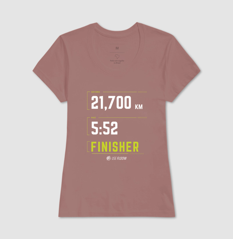 Camiseta Meia Maratona - Finisher 21,7 K Pace 5:52 - Imagem 17