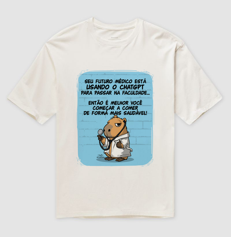 Camiseta Capivara Médico - Imagem 4