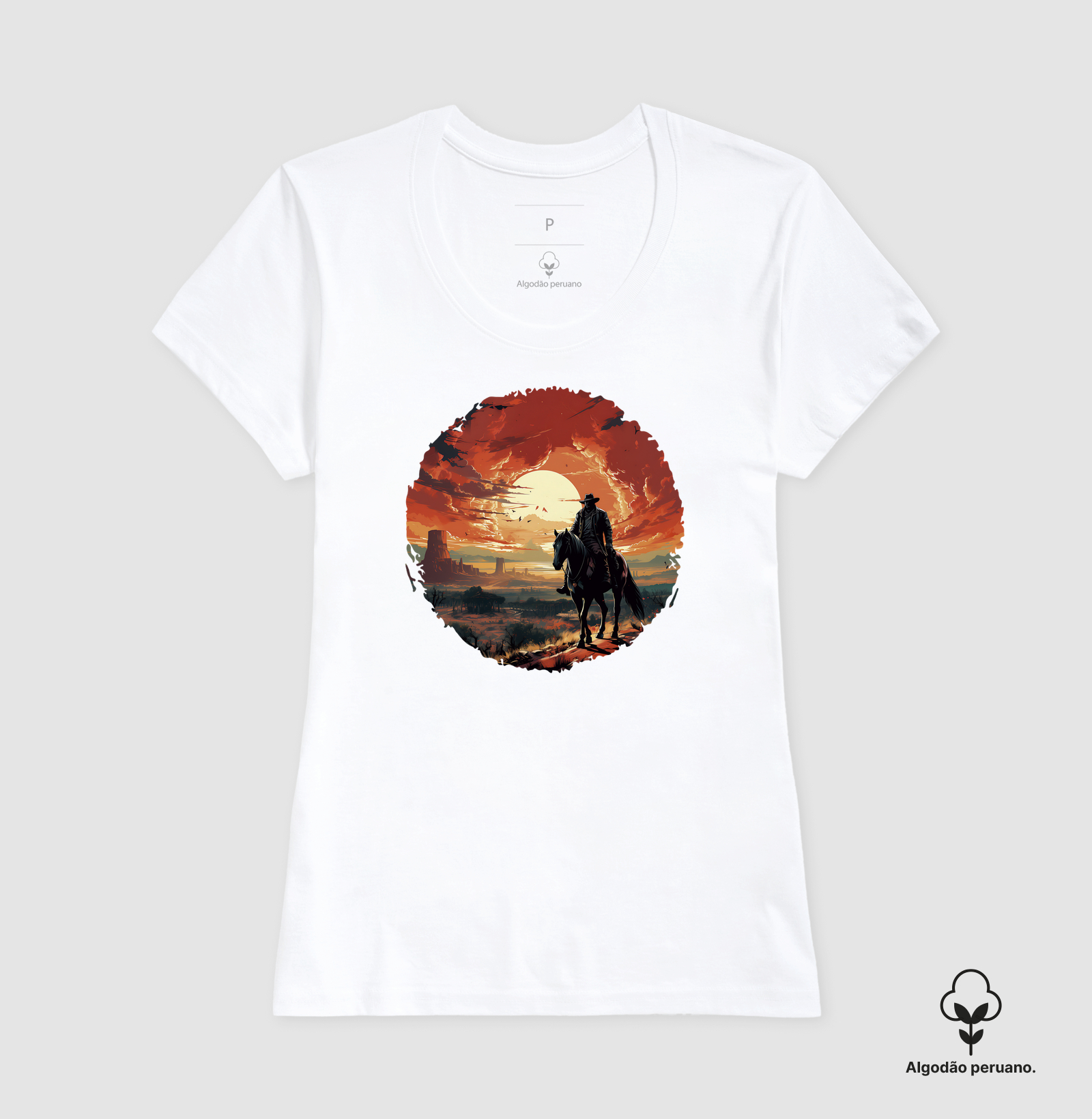 Camiseta Algodão Peruano Western Redemption - Imagem 7