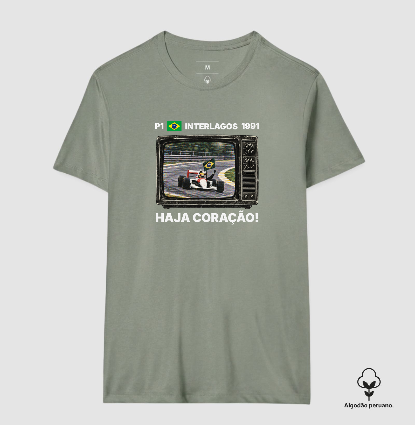 Domingo de Corrida – Camiseta Retrô TV Anos 90 Automobilismo - Imagem 5