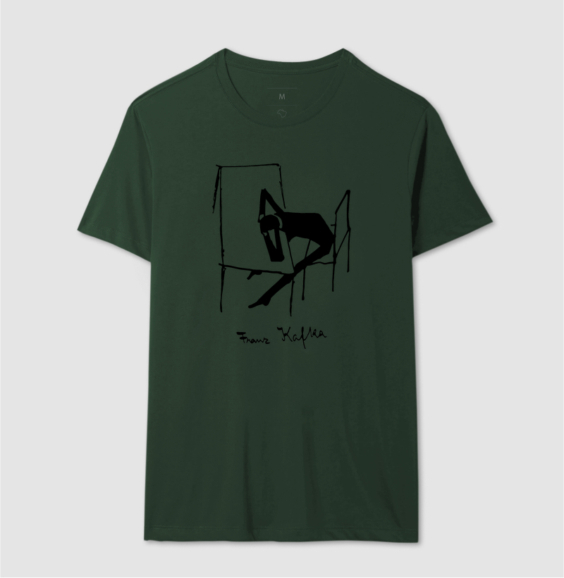 Camiseta Minimalista Escritor Franz Kafka - Imagem 8