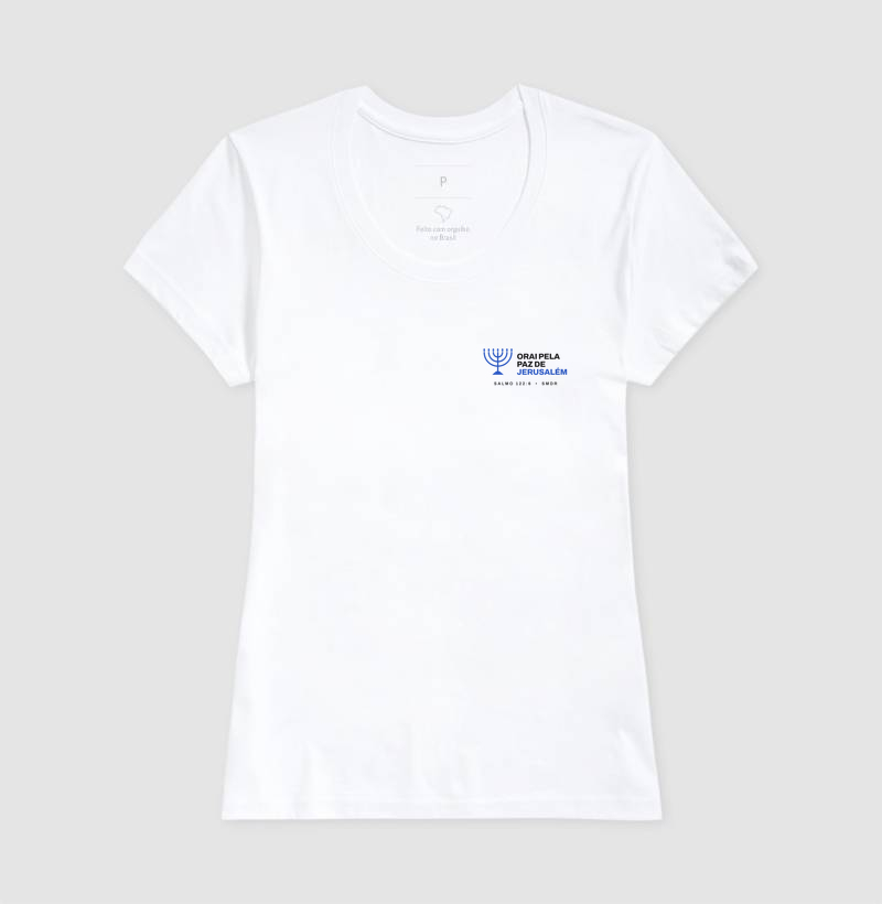 Camiseta Cristã Paz de Jerusalém - Imagem 5