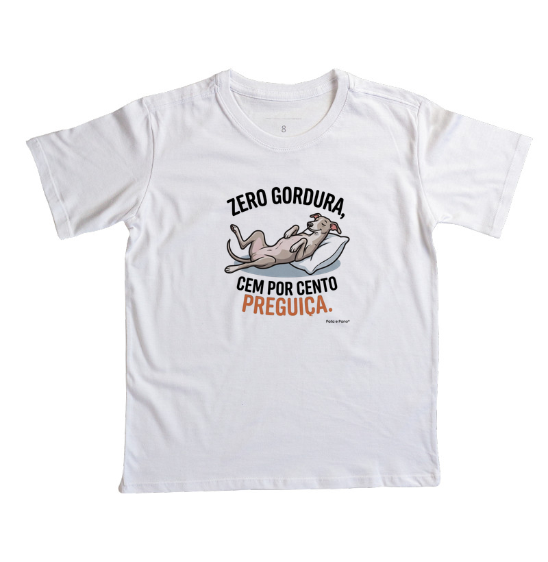 CAMISETA INFANTIL WHIPPET GALGO ZERO GORDURA - Imagem 5