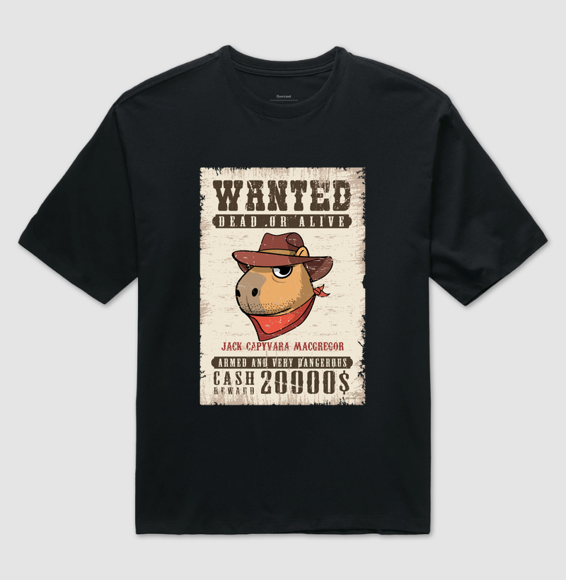 Camiseta Wanted Capivara - Imagem 2