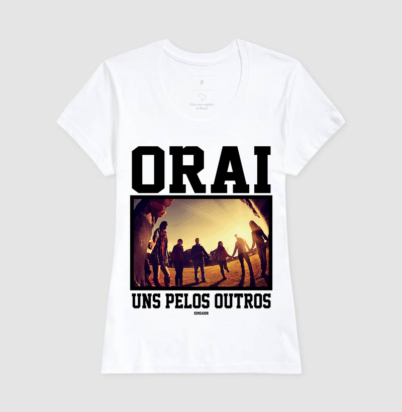 Camiseta Cristã Orai Uns Pelos Outros - Imagem 5