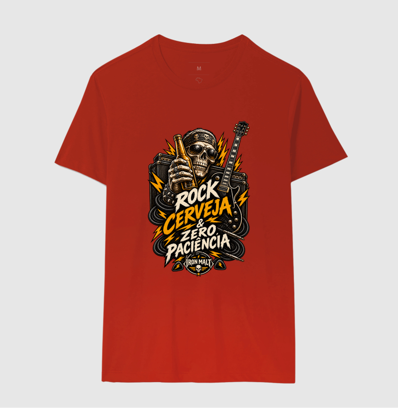 Camiseta Rock, Cerveja & Zero Paciência - Imagem 10