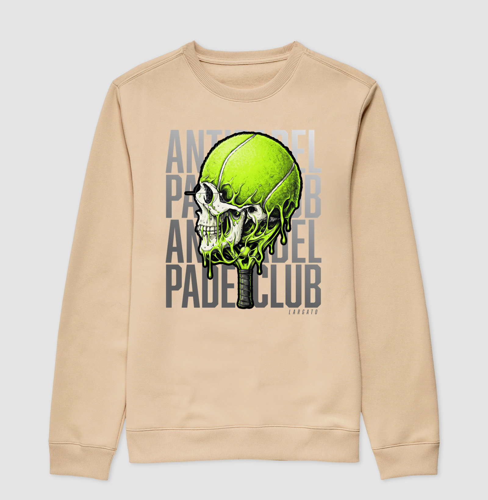 Camiseta Anti-Padel Caveira Prata - Imagem 3