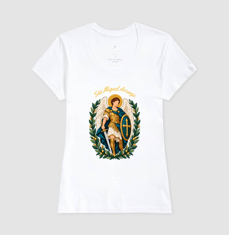Camiseta São Miguel Arcanjo — Força da Fé - Imagem 8