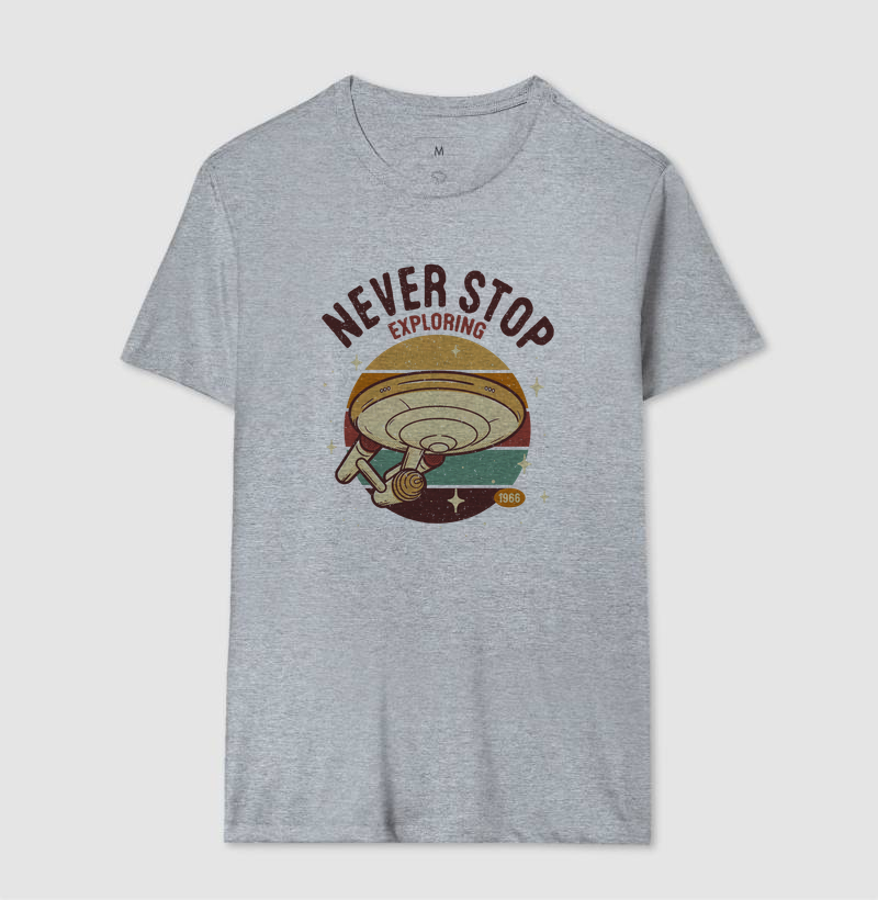Camiseta Never Stop Exploring - Imagem 4