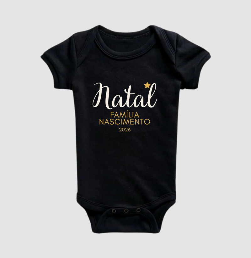Natal - Família Nascimento - 2026 (body bebê) - Imagem 2