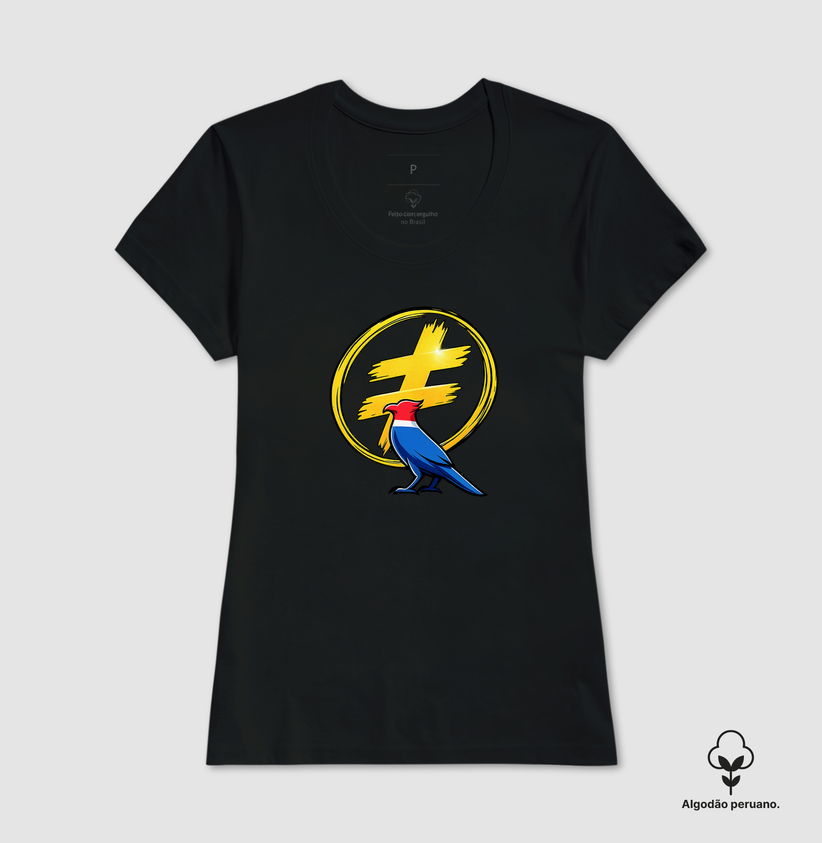 Camiseta com estampa “≠” e pássaro colorido — símbolo de diversidade e liberdade. Um manifesto de orgulho e inclusão para quem acredita na força das diferenças. - Imagem 2