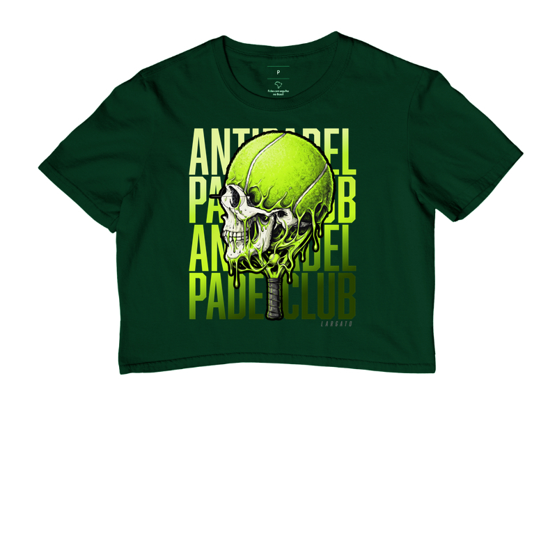 Camiseta Anti-Padel Caveira Verde - Imagem 5