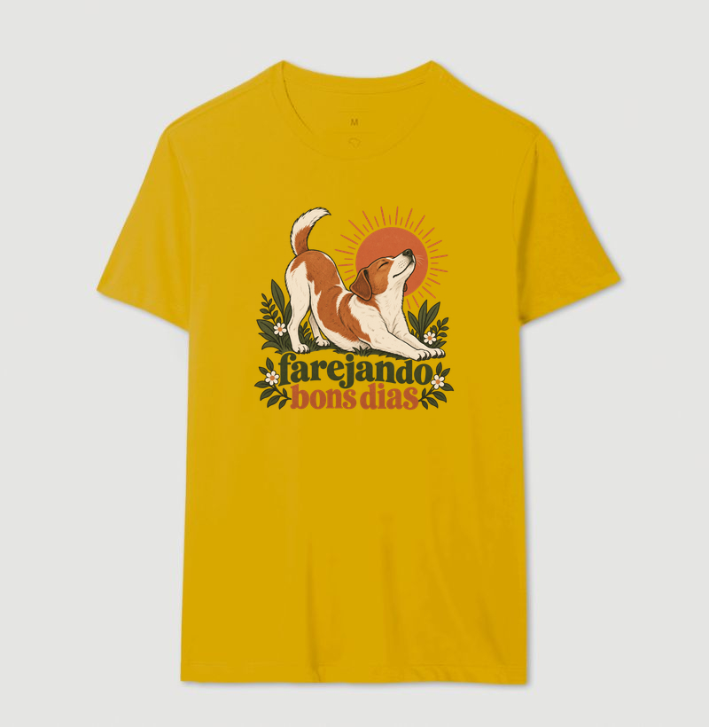 Camiseta Cachorro Manhã "farejando bons dias" | Pelo & Pano - Imagem 14